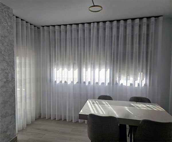 cortinas onda perfecta en blanco con rayas