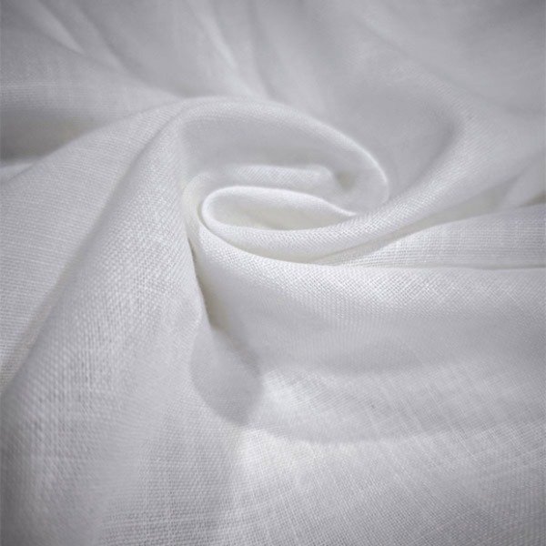 tela de lino blanco para cortinas 2